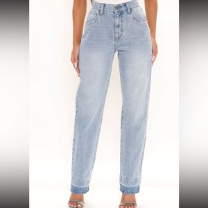 Distressed Straight Leg Jean from Fashion Nova